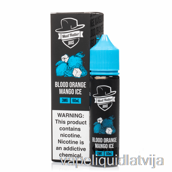 Asinsapelsīns Mango Ledus - Mad Cepurnieks - 60ml 0mg Vape šķidrums